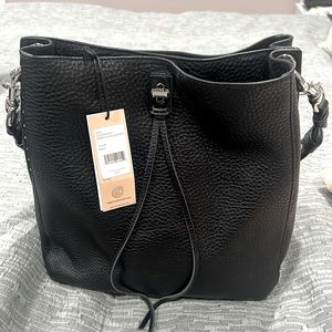 REBECCA MINKOFF BLACK DARREN SHOULDER BAG